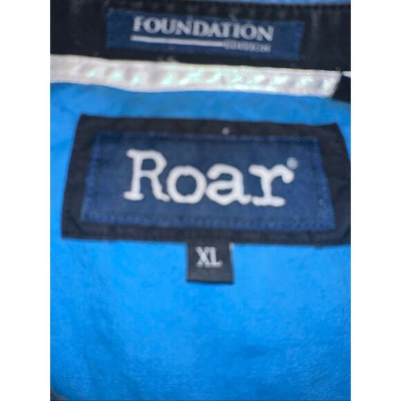 Roar Mens Foundation Edition Shirt XL Apex Button Long Sleeve Blue Embroidered W - Picture 8 of 8